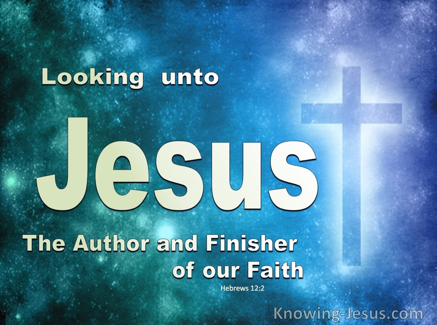 Hebrews 12:2 Looking To Jesus (devotional)11:01 (blue)